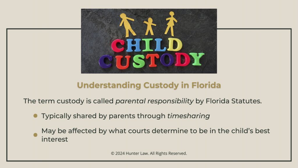 Callout 1: child custody letters with paper family- understanding child custody in Florida; 3 facts