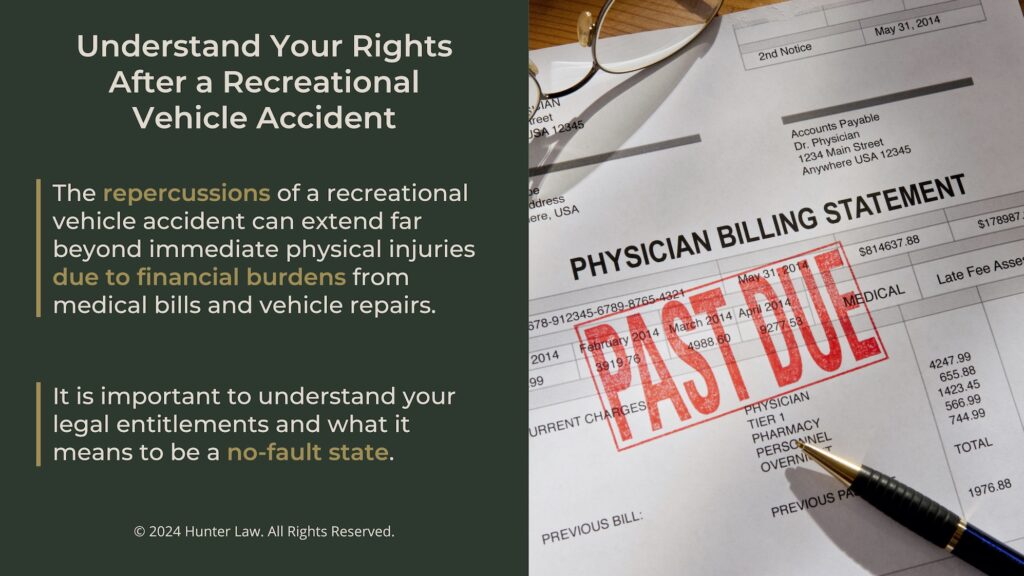 Callout 1: Past due Medical bill- Understand your rights after a recreational vehicle accident- 2 facts