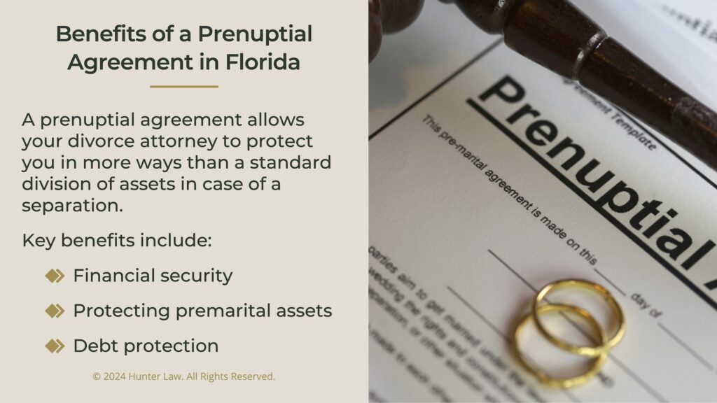 Callout 1: prenuptial agreement- 3 key benefits of a prenup agreement in FL.