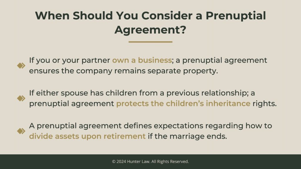 Callout 2: When should you consider a prenuptial agreements? 3 facts